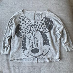Disney Minnie Mouse Off-the-Shoulder Sweatshirt